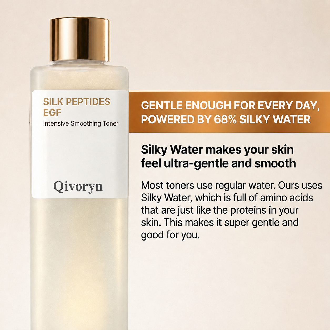 Silk Peptides EGF Toner