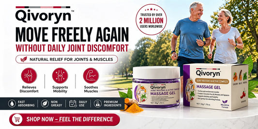 Qivoryn™ Advanced Arthritis Relief Gel — AAOS-Approved Turmeric & Emu Oil for Joint & Muscle Comfort
