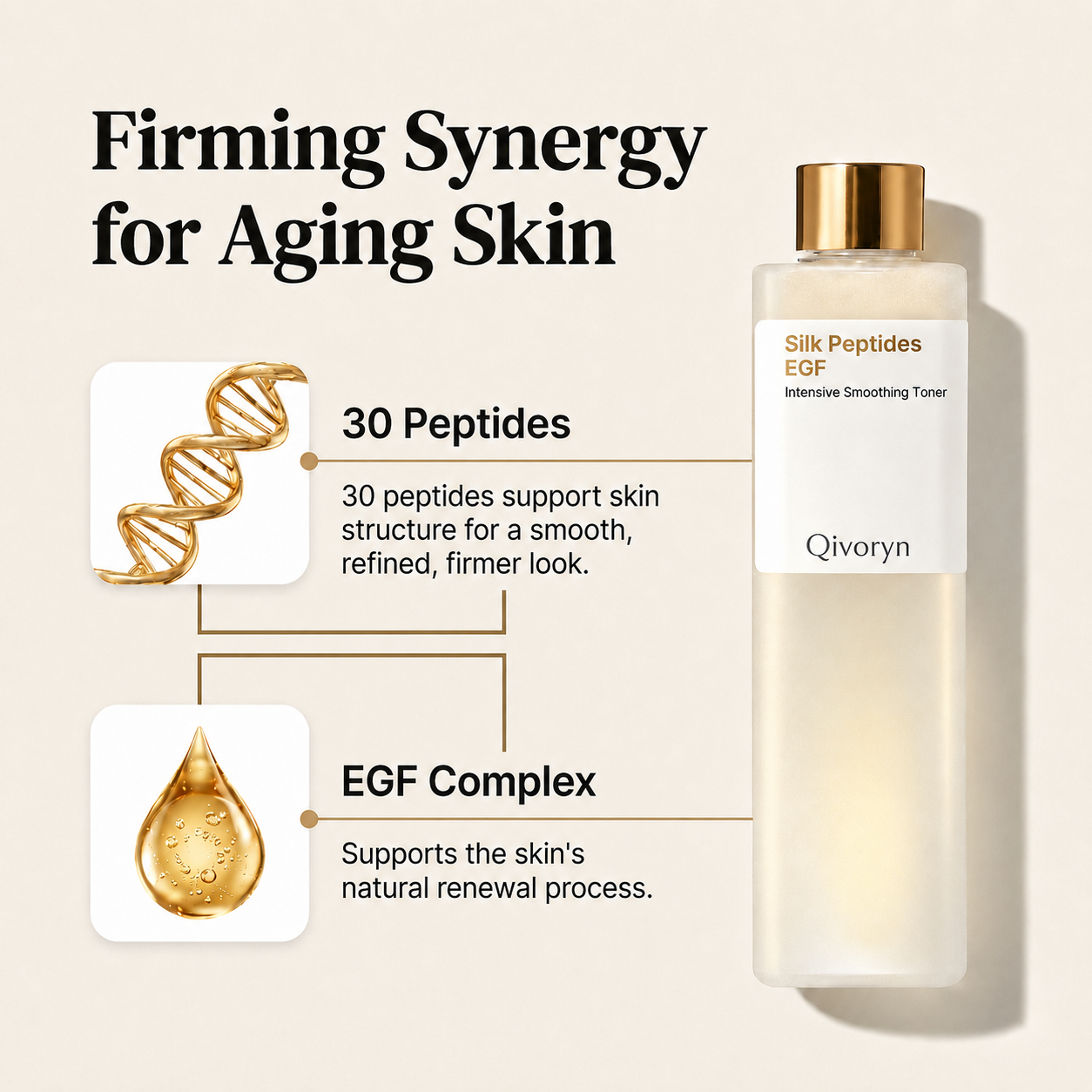 Silk Peptides EGF Toner