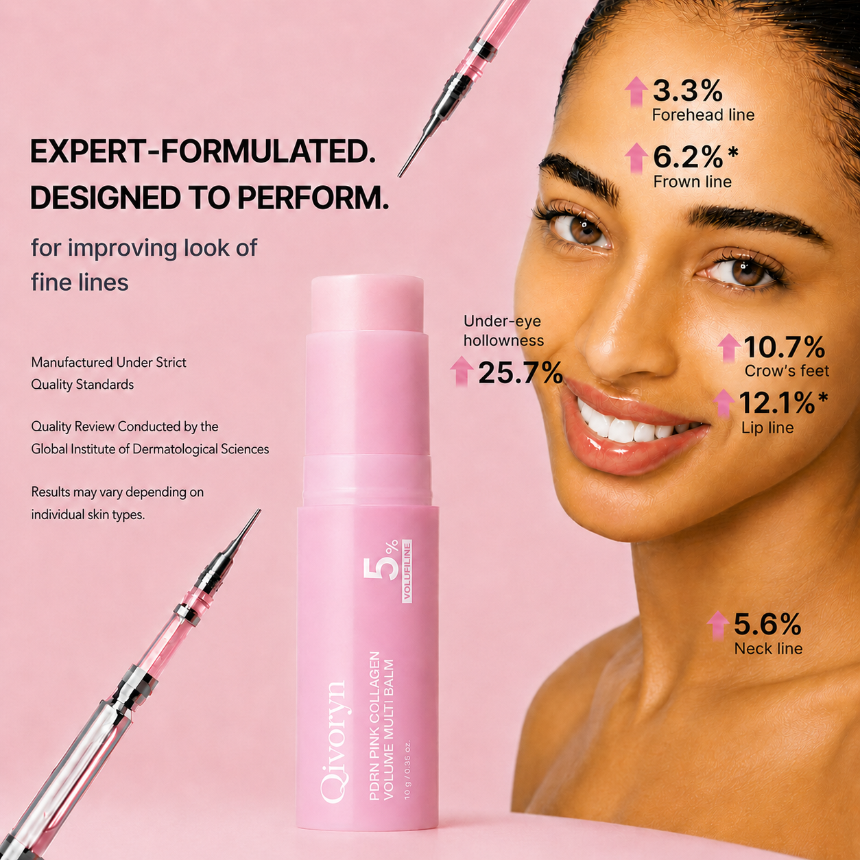 Last Day Buy 1 Get 1 Free Qivoryn PDRN Pink Collagen Volume Multi Balm