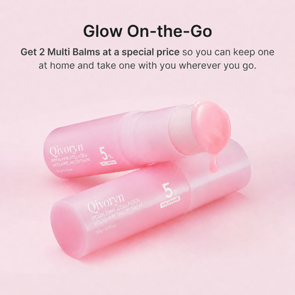 Last Day Buy 1 Get 1 Free Qivoryn PDRN Pink Collagen Volume Multi Balm